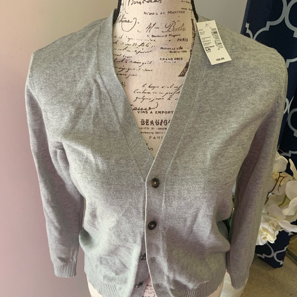 The Children's Place Gray Cardigan Sweater